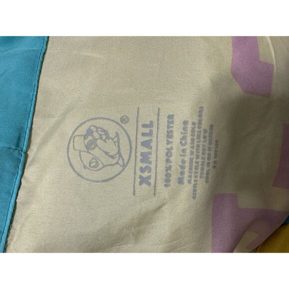 Buc-ee's Beaver Color Block Pastel Windbreaker XS - Picture 5 of 5